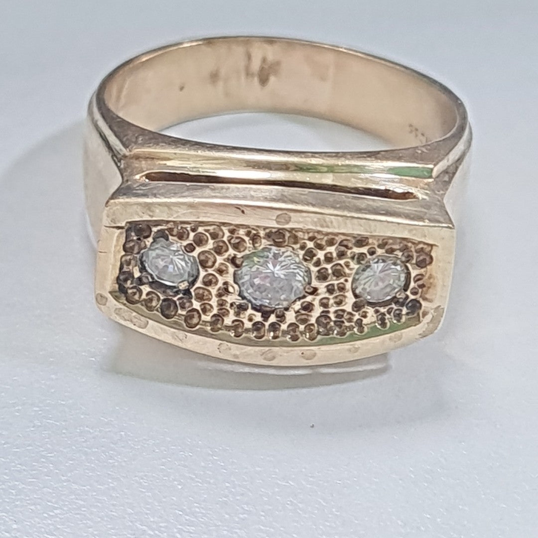 ANILLO ORO 10 K 11.1 GRMS (SEMINUEVO)