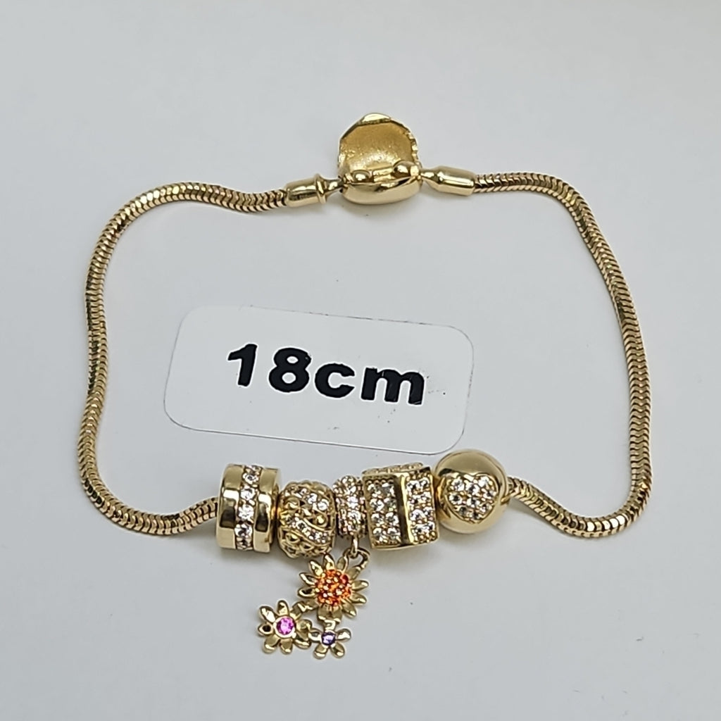 PULSERA CHARM ORO 14K 9.9 (NUEVO)