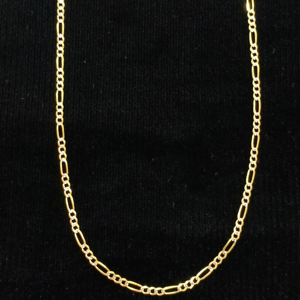 CADENAS 3X1 DIAMANTADA ORO 14K 55 CM 8.5 GR (NUEVO)