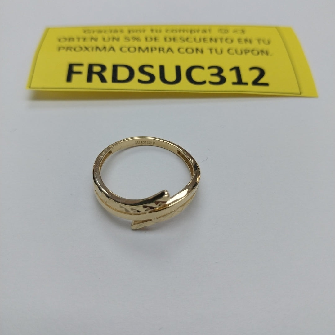 ANILLOS DAMA ORO 14K 2 (NUEVO)