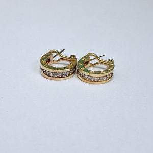ARRACADAS PAR ORO 14 K 8.7 GRMS (SEMINUEVO)
