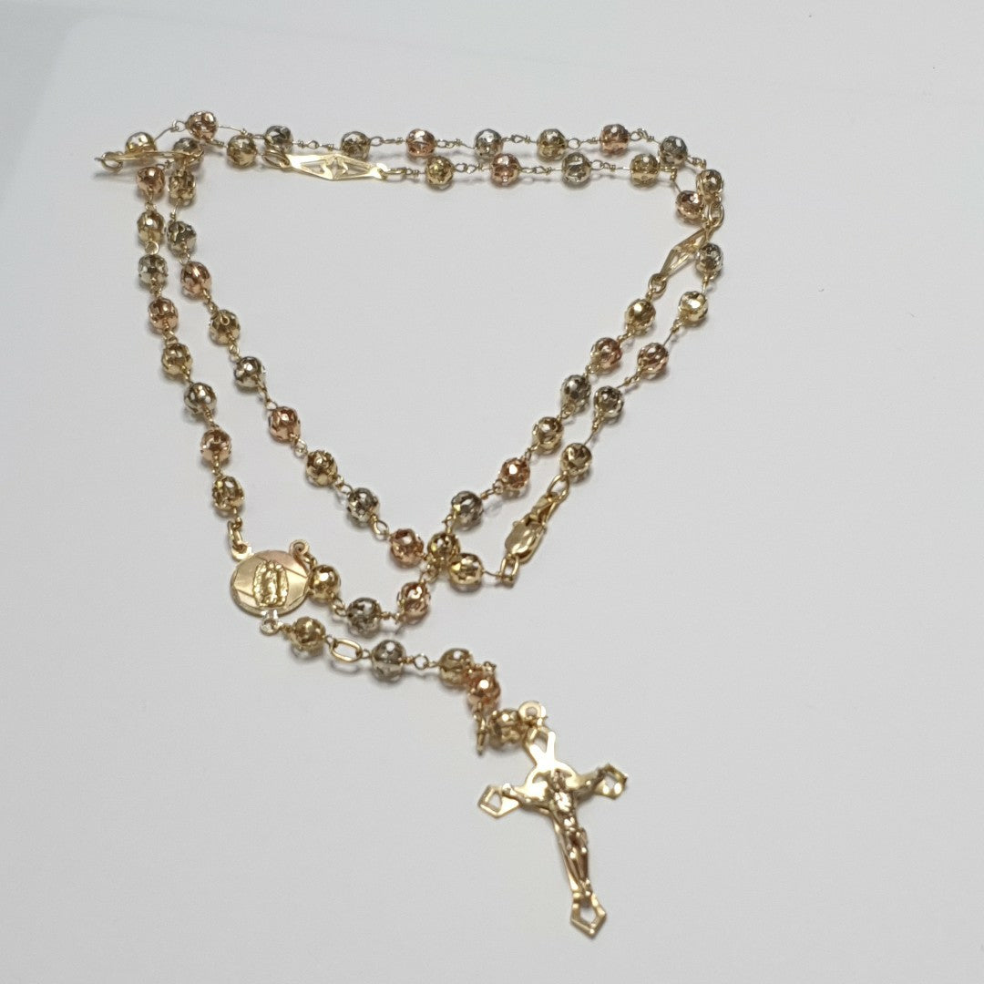 ROSARIO ORO COMBINADO 14 K 15,10 GRMS (SEMINUEVO)