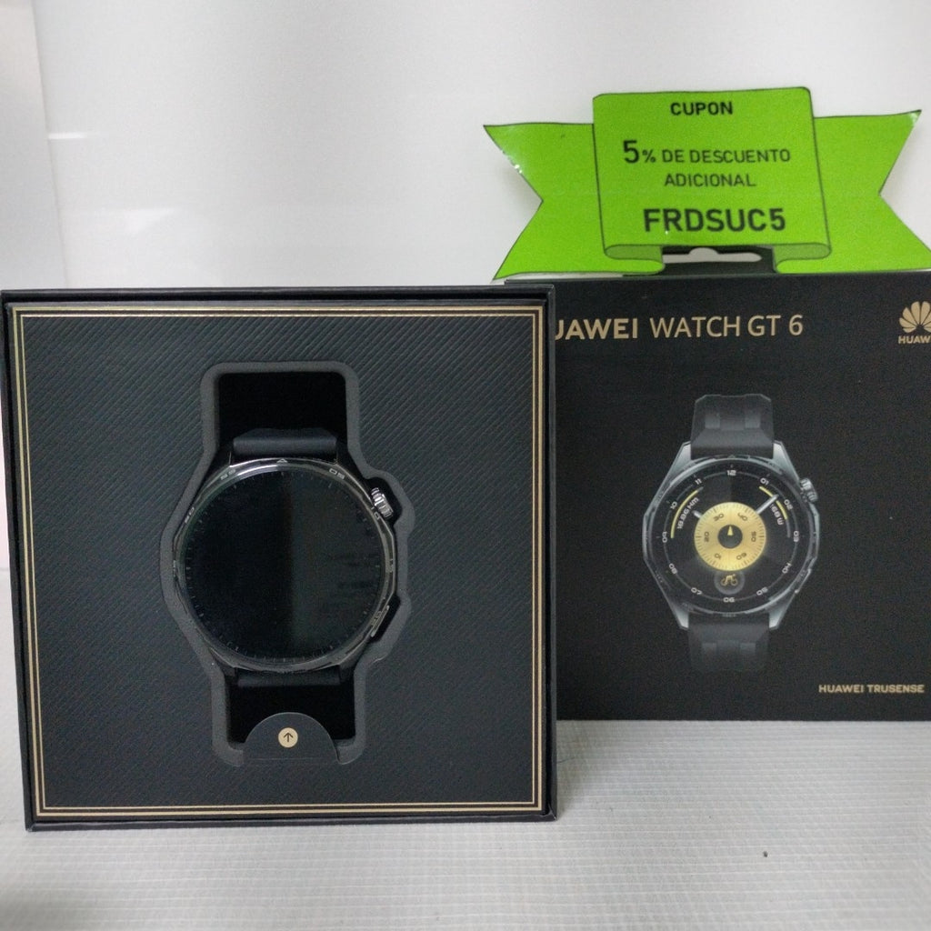 SMARTWATCH HUAWEI WATCH GT 6 ATM-B19 46 MM GPS (SEMINUEVO)