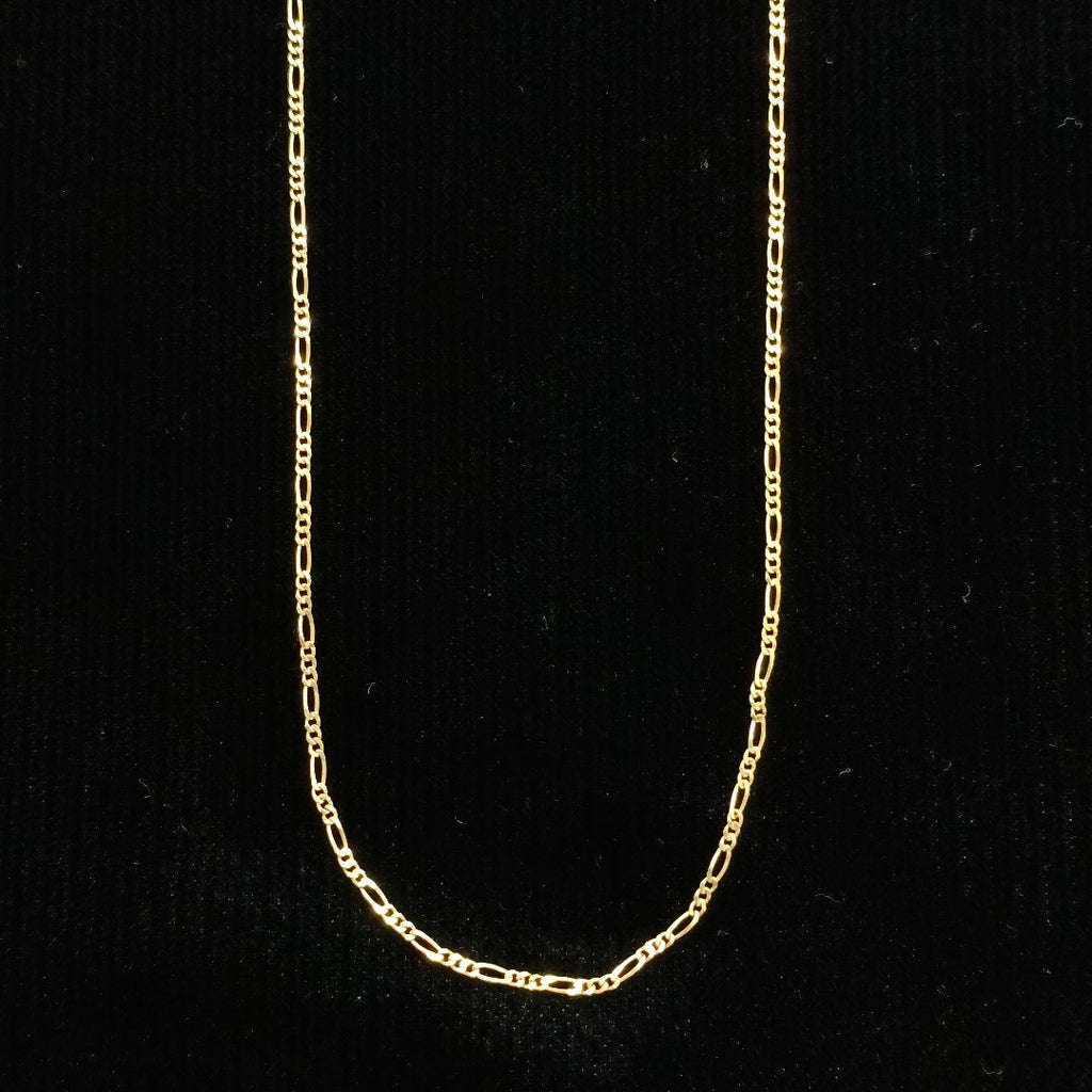 CADENAS TEJIDO 3X1 ORO 14K 55 CM 2.6 GR (NUEVO)