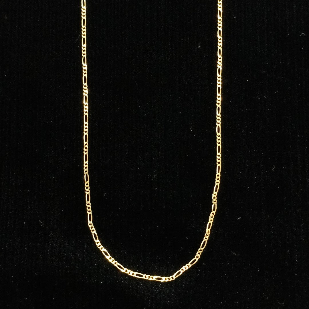 CADENAS TEJIDO 3X1 ORO 14K 55 CM 2.6 GR (NUEVO)