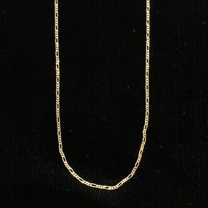 CADENAS TEJIDO 3X1 ORO 14K 55 CM 2.6 GR (NUEVO)