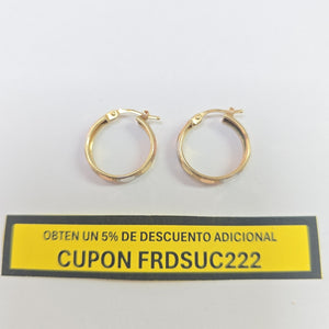 ARRACADAS PAR ORO 10 K 1.7 GRMS (SEMINUEVO)