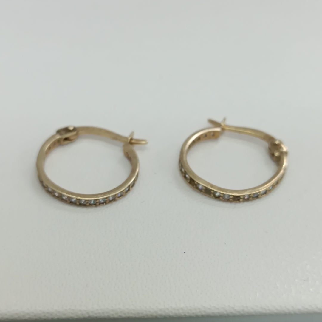 ARRACADAS PAR ORO 14 K 1.3 GRMS (SEMINUEVO)