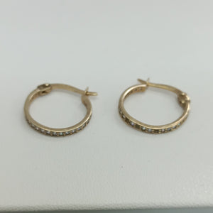 ARRACADAS PAR ORO 14 K 1.3 GRMS (SEMINUEVO)