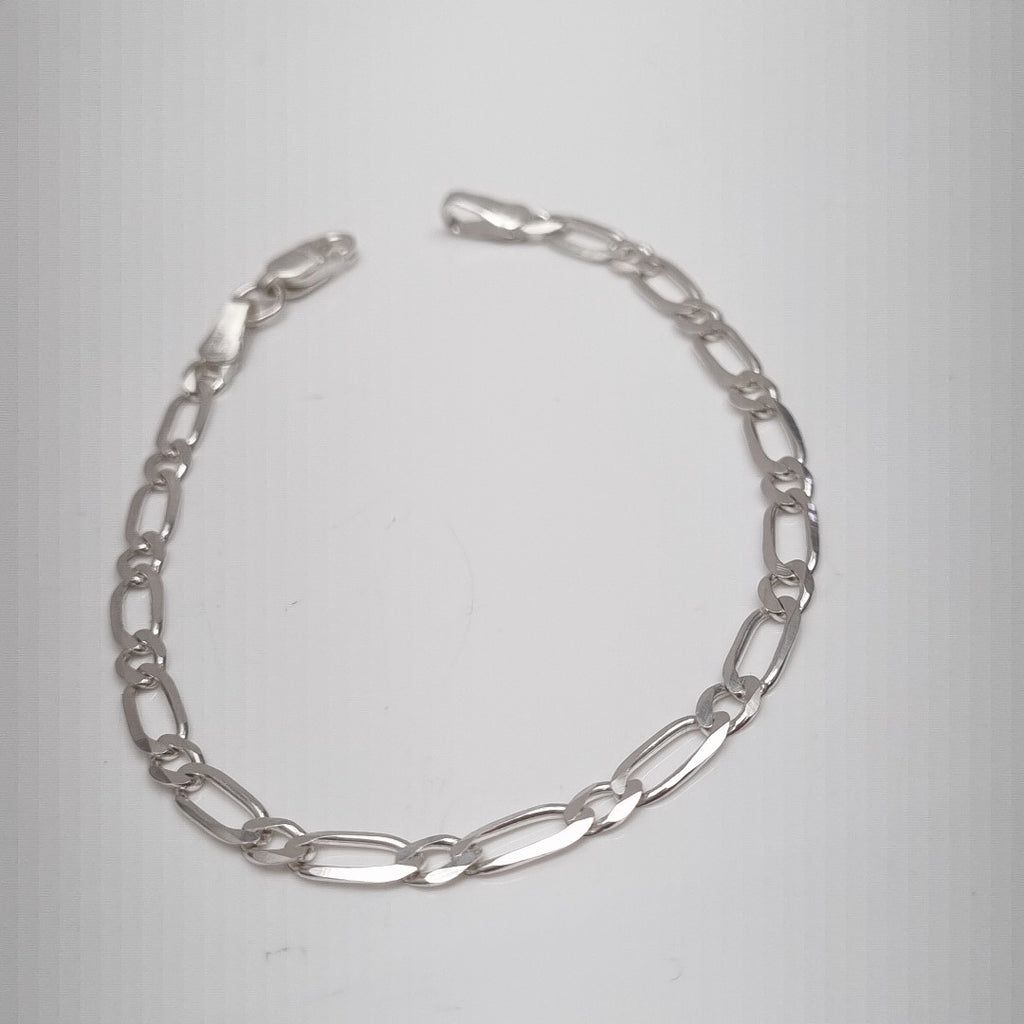 PULSERA TEJIDO 1X1 PLATA .925 18 CM 3.5 GR (NUEVO)