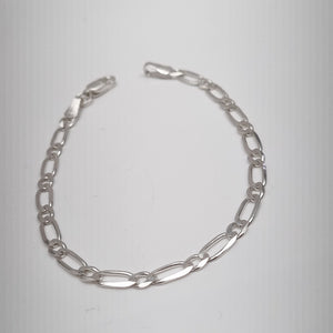 PULSERA TEJIDO 1X1 PLATA .925 18 CM 3.5 GR (NUEVO)