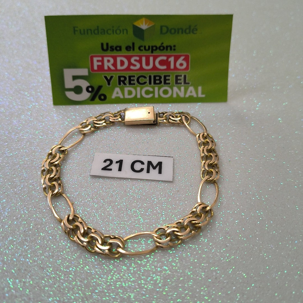PULSERA ORO 10 K 10,10 GRMS (SEMINUEVO)
