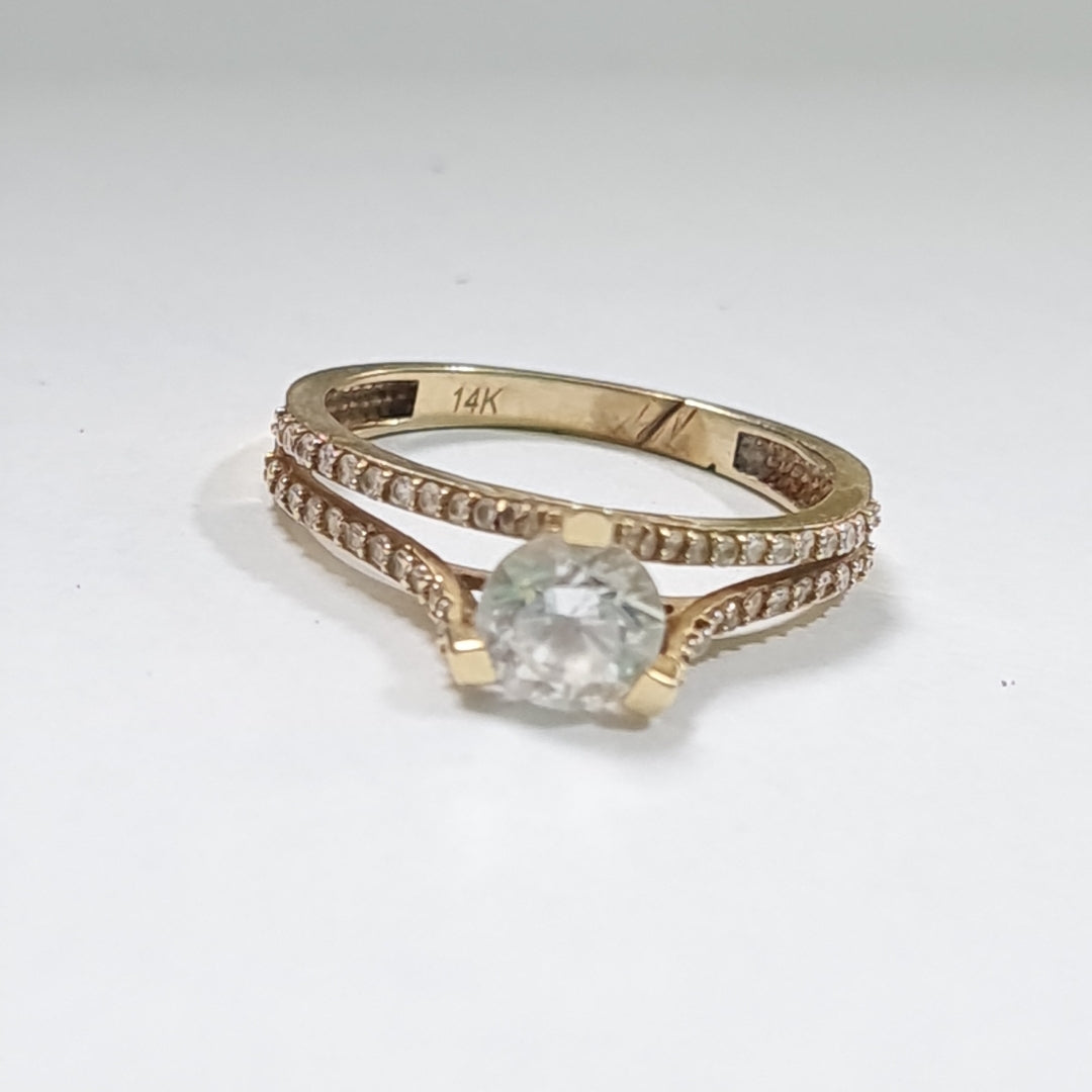 SOLITARIO ORO 14 K 2.1 GRMS (SEMINUEVO)