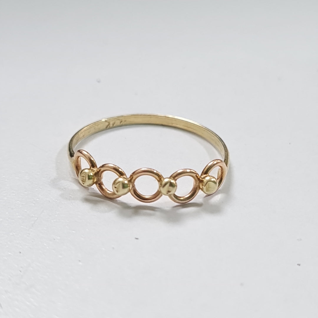 ANILLO ORO 14 K 1,10 GRMS (SEMINUEVO)