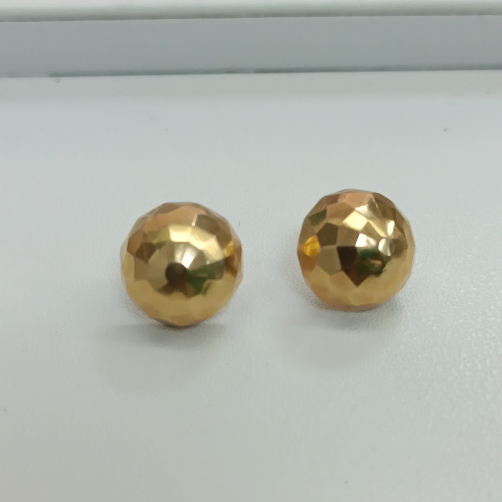ARETES PAR ORO 18 K 2.8 GRMS (SEMINUEVO)