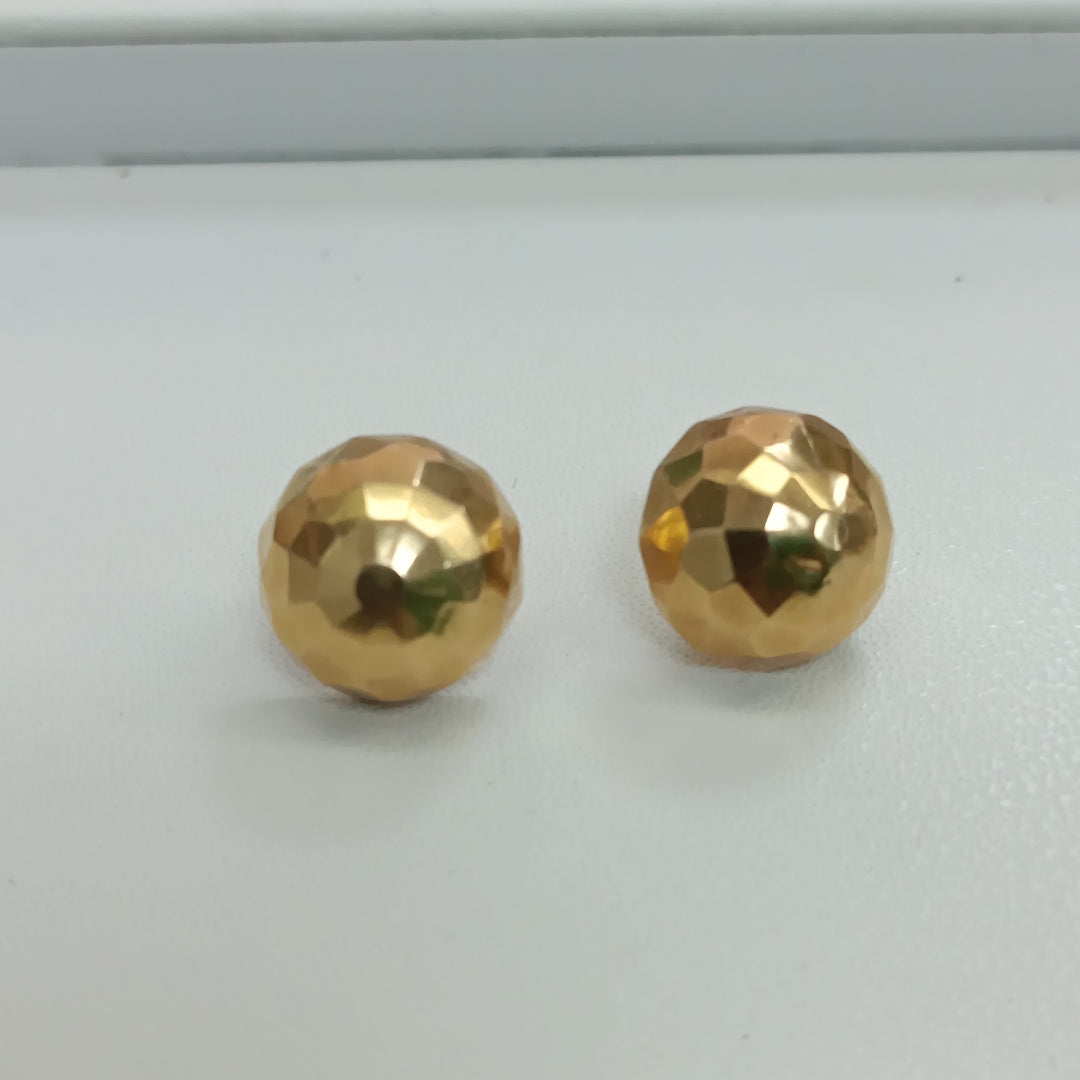 ARETES PAR ORO 18 K 2.8 GRMS (SEMINUEVO)