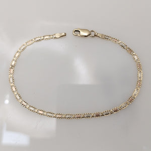 PULSERA ORO COMBINADO 10 K 2 GRMS (SEMINUEVO)
