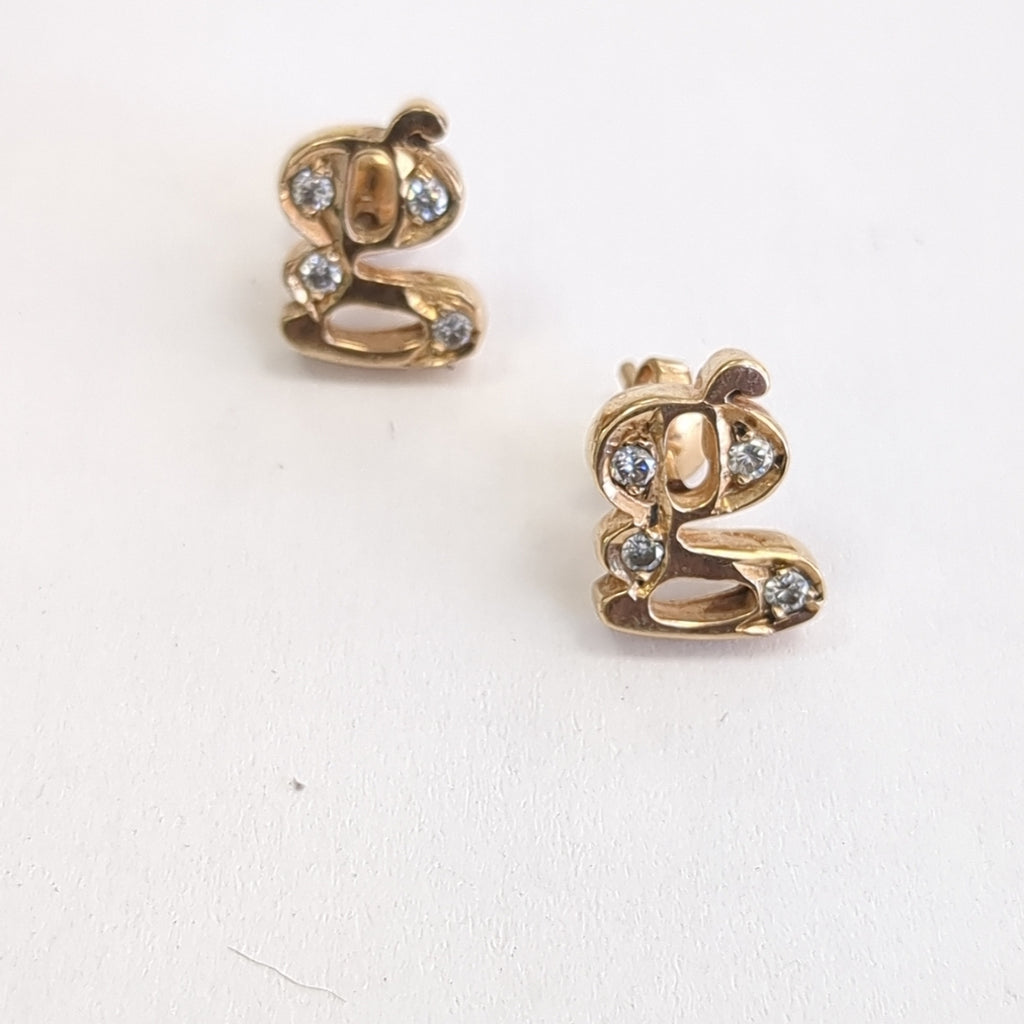 ARETES PAR ORO 14 K 5.7 GRMS (SEMINUEVO)