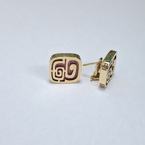 ARETES PAR ORO 14 K 10.9 GRMS (SEMINUEVO)