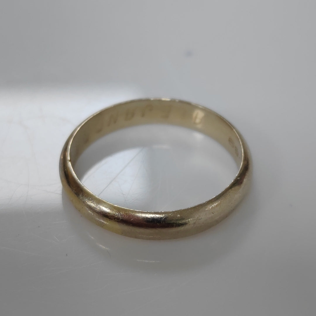 ARGOLLA ORO BLANCO 14 K 3.8 GRMS (SEMINUEVO)