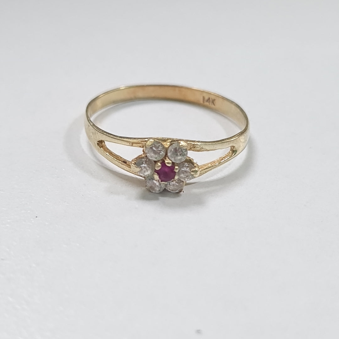 ANILLITO,ANILLO ORO 14 K 1,20 GRMS (SEMINUEVO)
