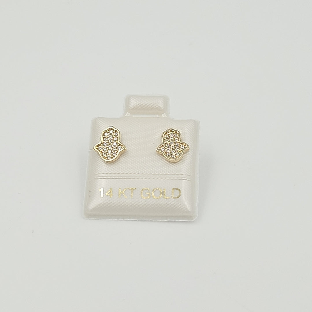 BROQUELES ORO 14K 1.3 (NUEVO)