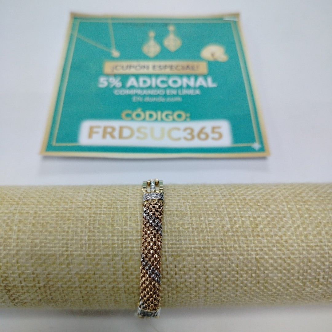 ESCLAVA ORO COMBINADO 14 K 9.4 GRMS (SEMINUEVO)