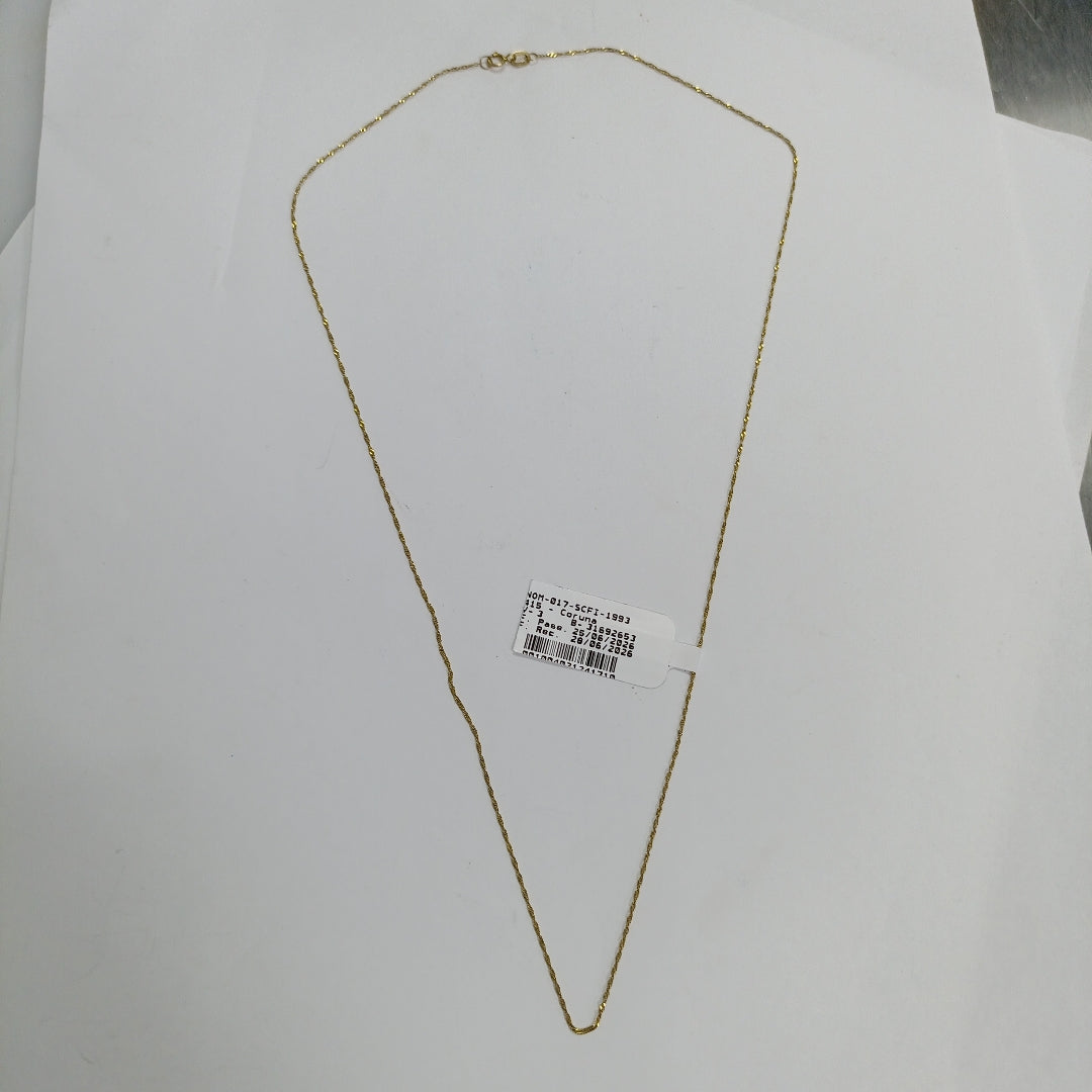 CADENA ORO 14 K 0.8 GRMS (SEMINUEVO)