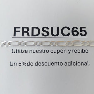 PULSERA TEJIDO 1X1 PLATA .925 18 CM 3.5 GR (NUEVO)