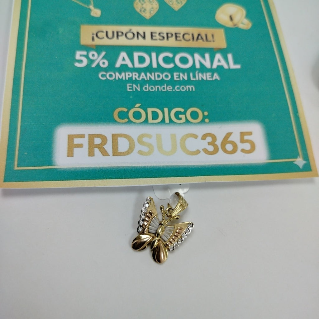 DIJE ORO COMBINADO 14 K 3.8 GRMS (SEMINUEVO)