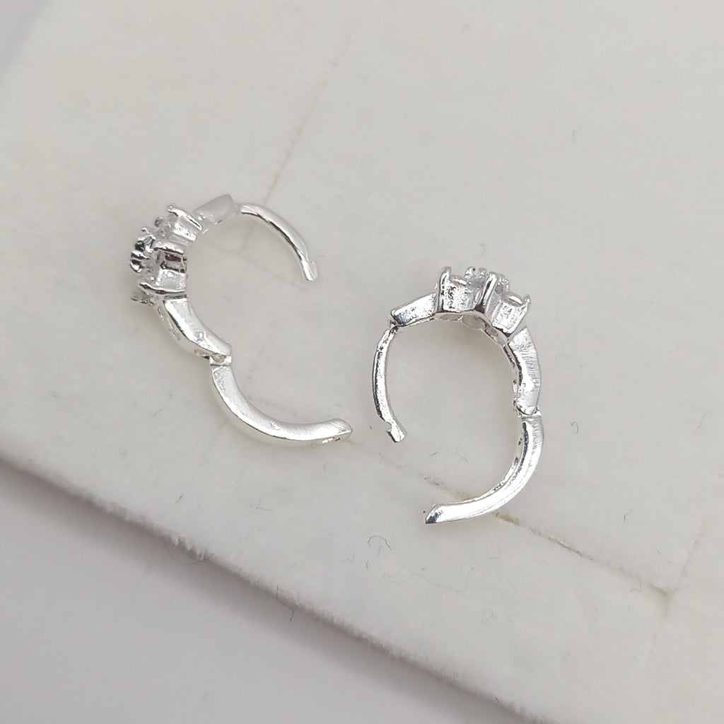 ARRACADAS C/CIRCONIAS PLATA .925 1.6 GR (NUEVO)
