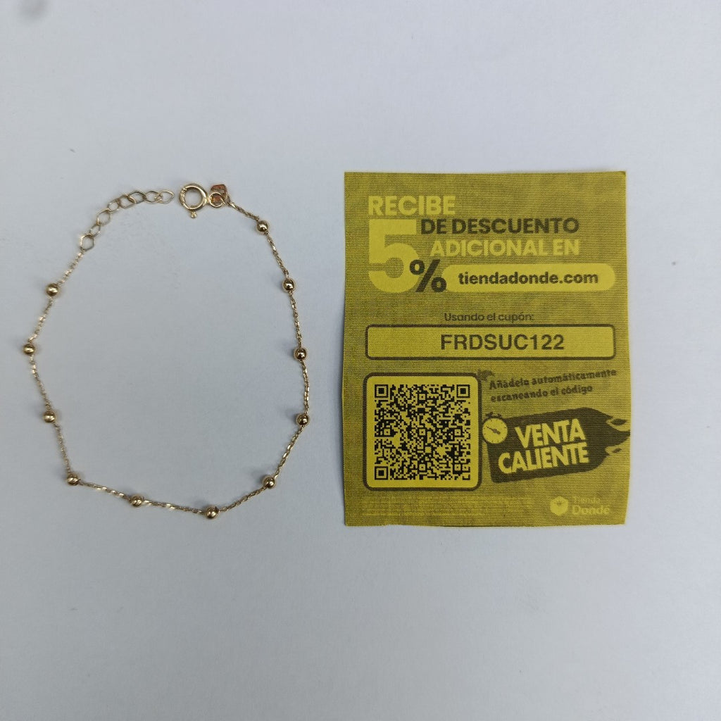 PULSERAS DAMA ORO 14K 1.1 (NUEVO)