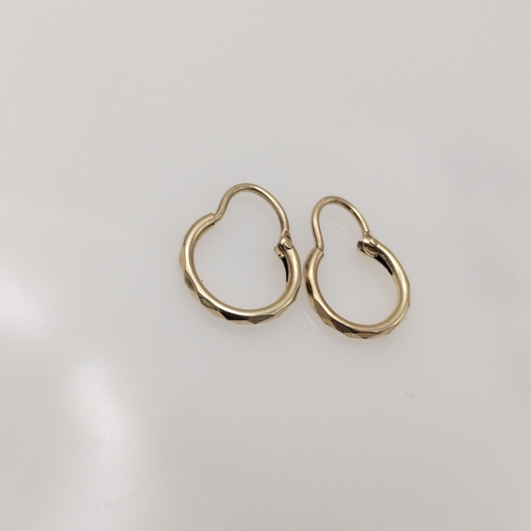 ARRACADAS PAR ORO 8 K 0.9 GRMS (SEMINUEVO)