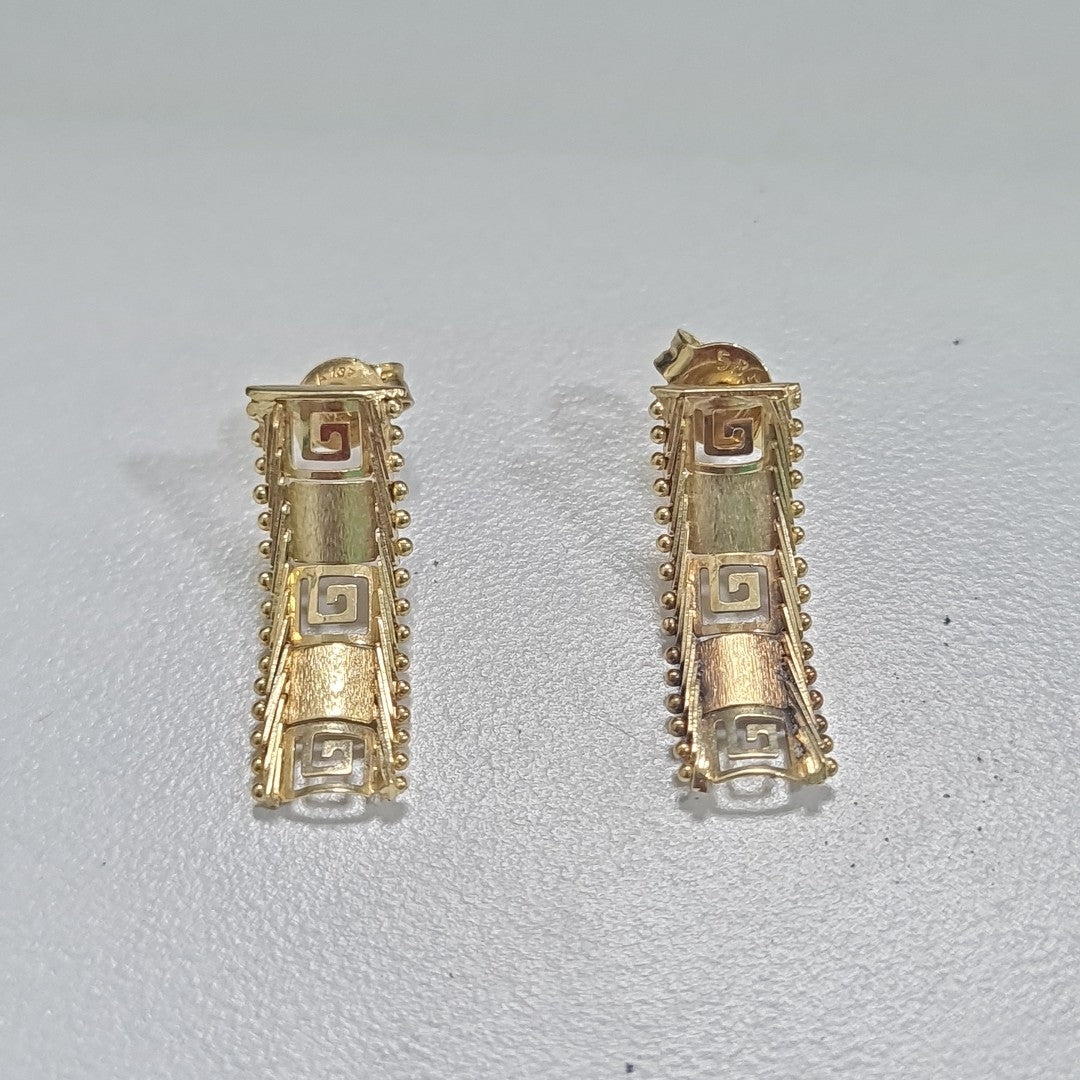 BROQUELES PAR ORO 14 K 2 GRMS (SEMINUEVO)