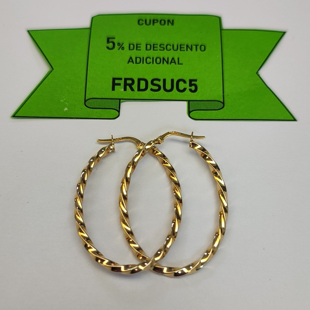 ARRACADAS ORO 14K 2 (NUEVO)