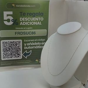 CADENA 3X1 PLATA .925 55 CM 3.42 GR (NUEVO)