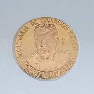 MEDALLA CONMEMORATIVA ORO 21 K 41.9 GRMS (SEMINUEVO)