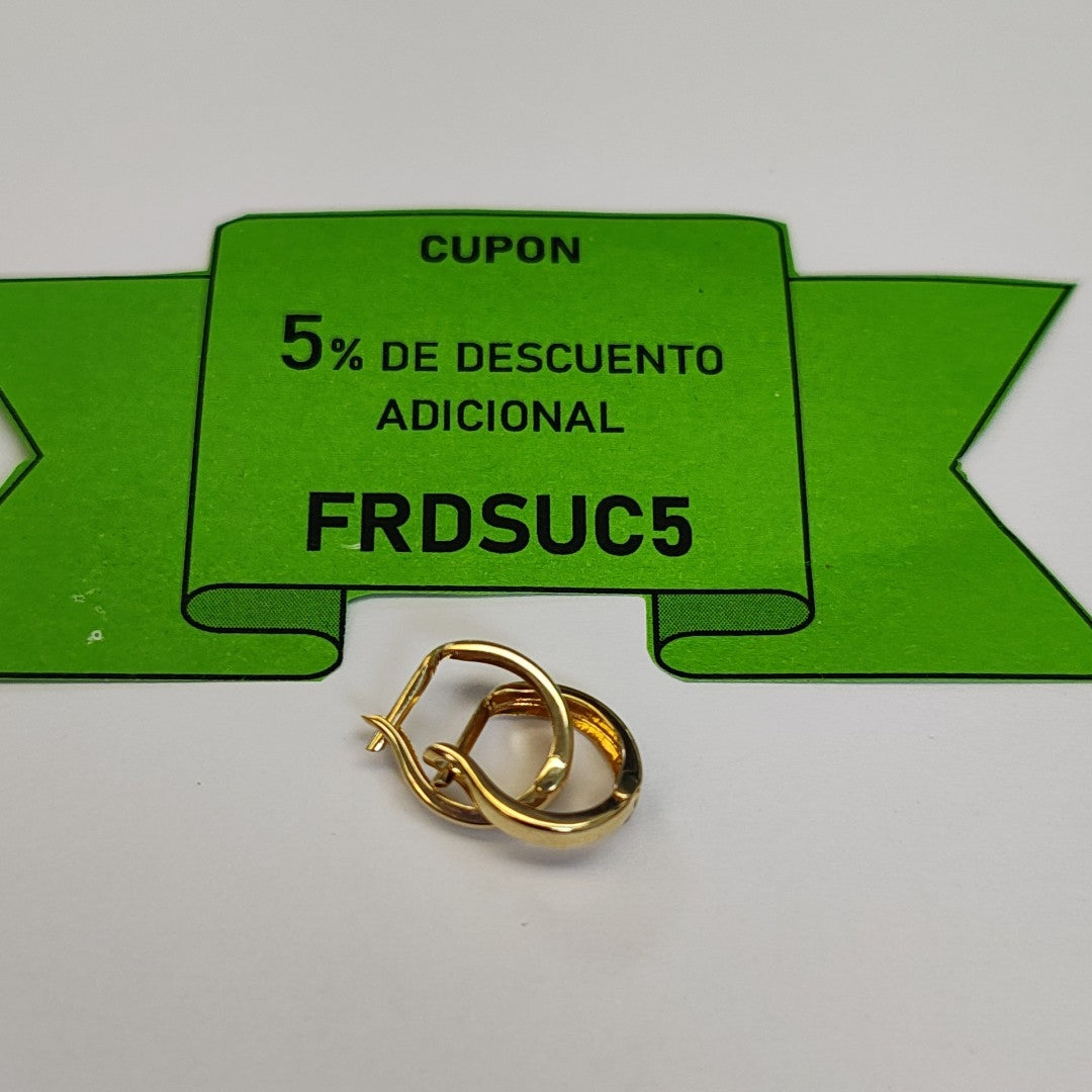 ARRACADAS ORO 14K 0.7 (NUEVO)