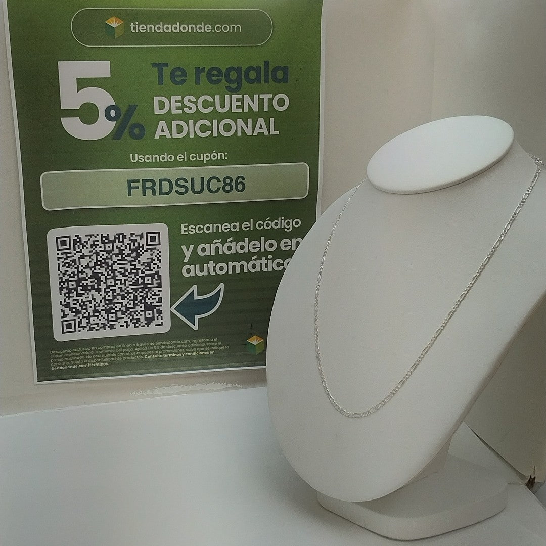 CADENA 3X1 PLATA .925 50 CM 3.92 GR (NUEVO)