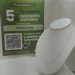 CADENA GUCHI PLATA .925 50 CM 3.13 GR (NUEVO)