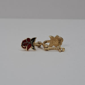 BROQUELES ORO 14K 1.3 (NUEVO)