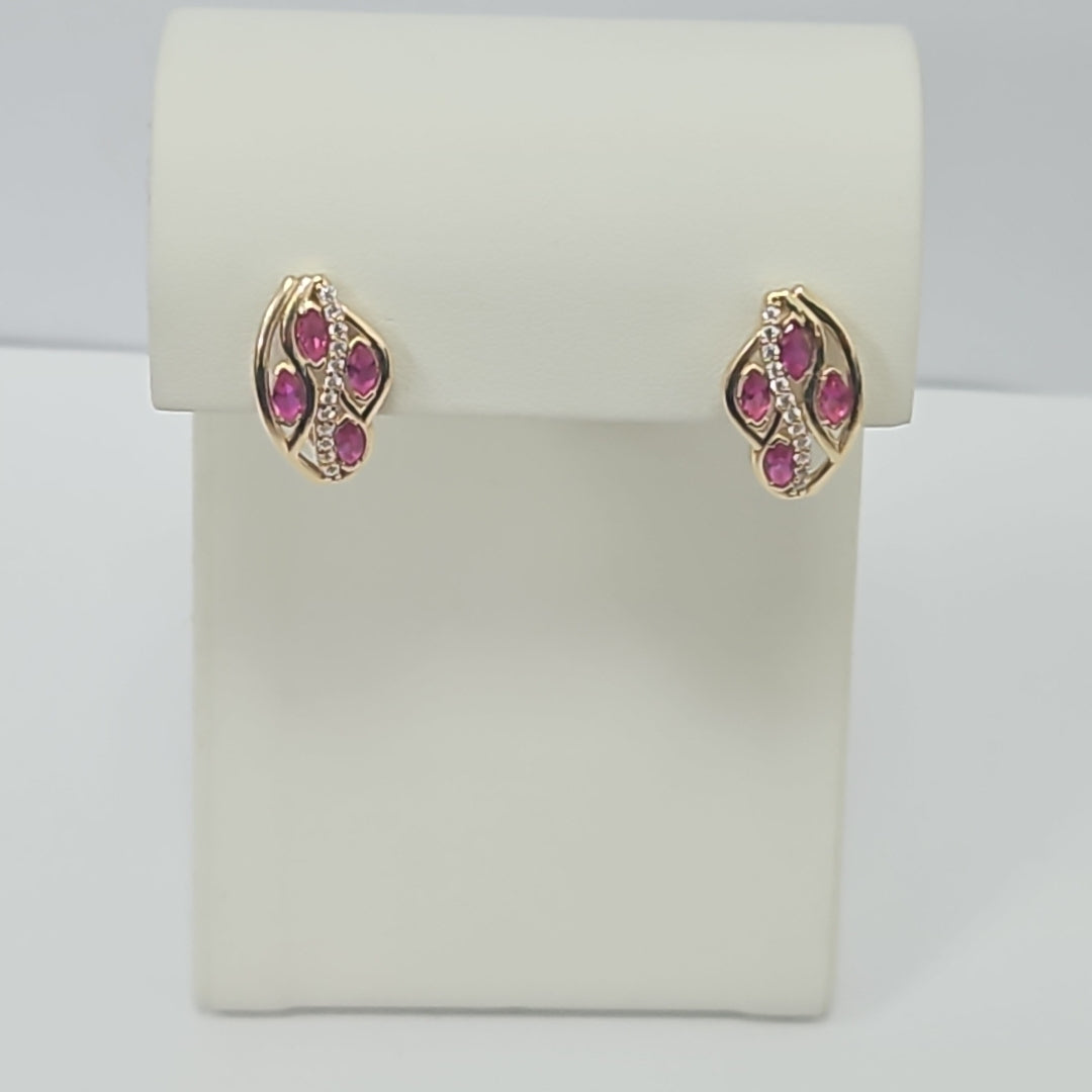 BROQUELES ORO 14K 3.9 (NUEVO)