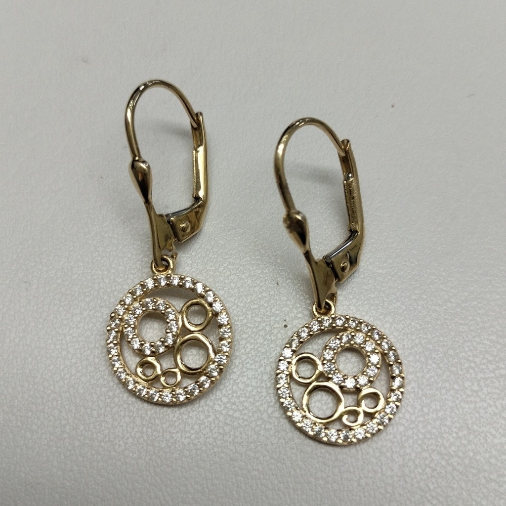 BROQUELES ORO 14K 2.7 (NUEVO)