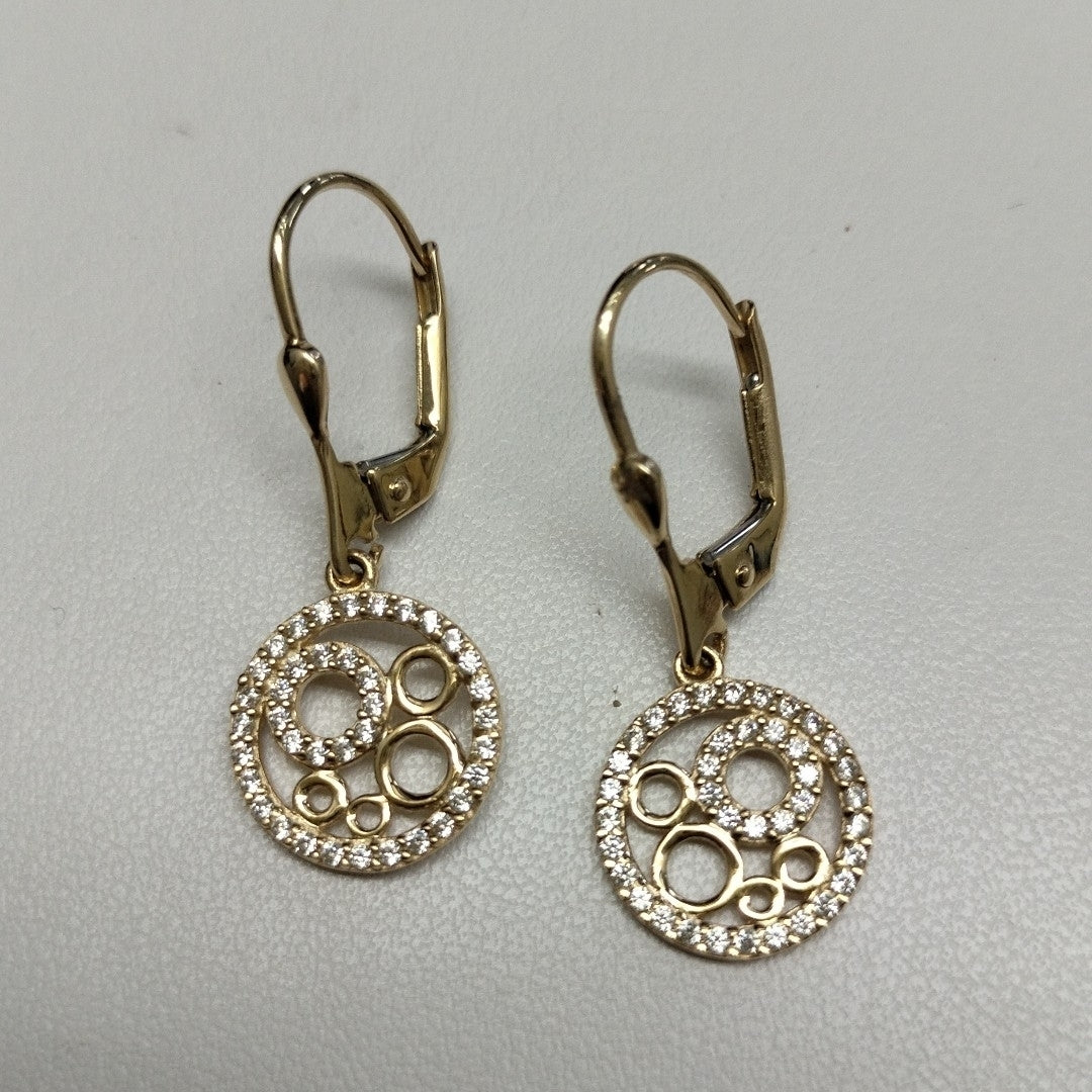BROQUELES ORO 14K 2.7 (NUEVO)