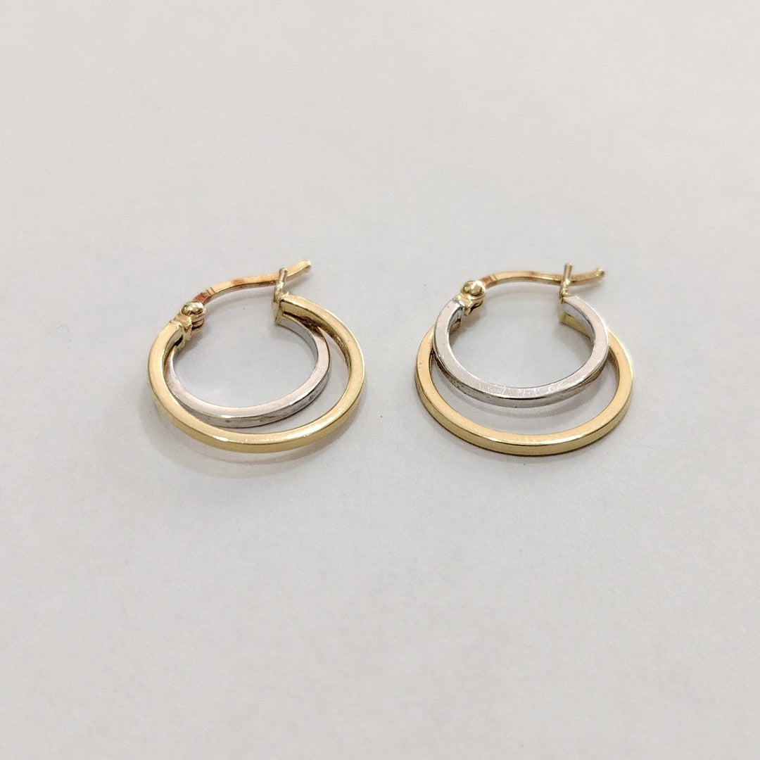 ARRACADAS PAR ORO 14 K 1.3 GRMS (SEMINUEVO)