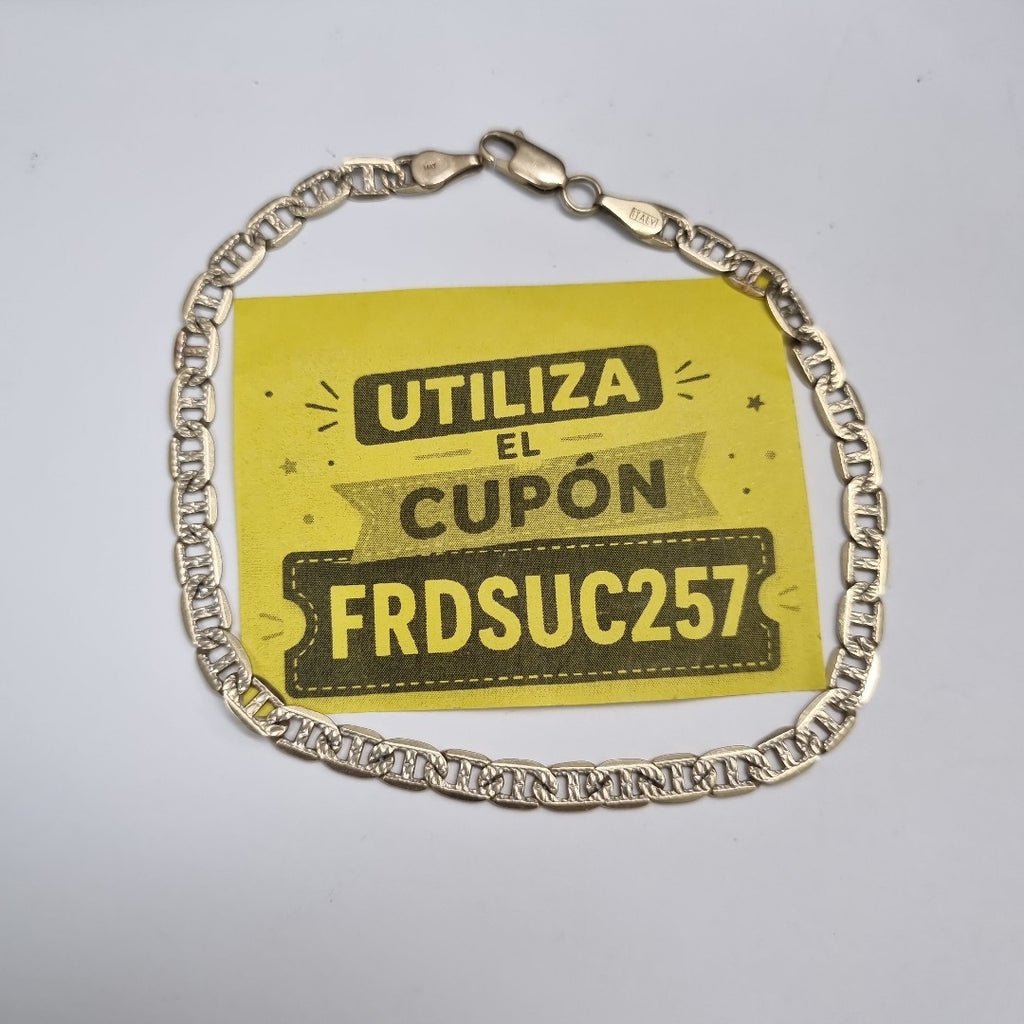 PULSERA ORO,RODIADO 10 K 7,40 GRMS (SEMINUEVO)