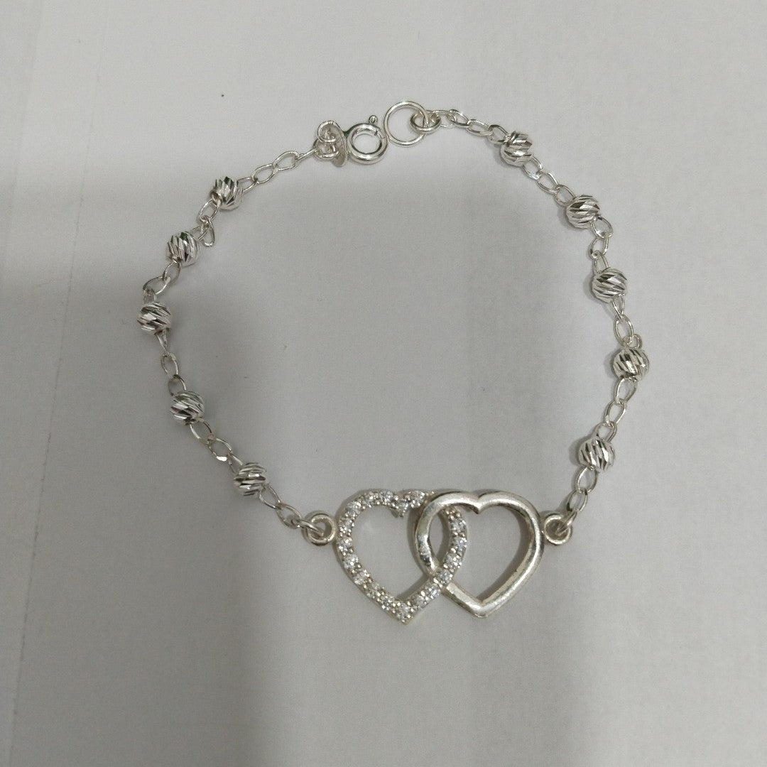 PULSERA TEJIDO TEJIDO ESPECIAL PLATA .925 18 CM 4 GR (NUEVO)