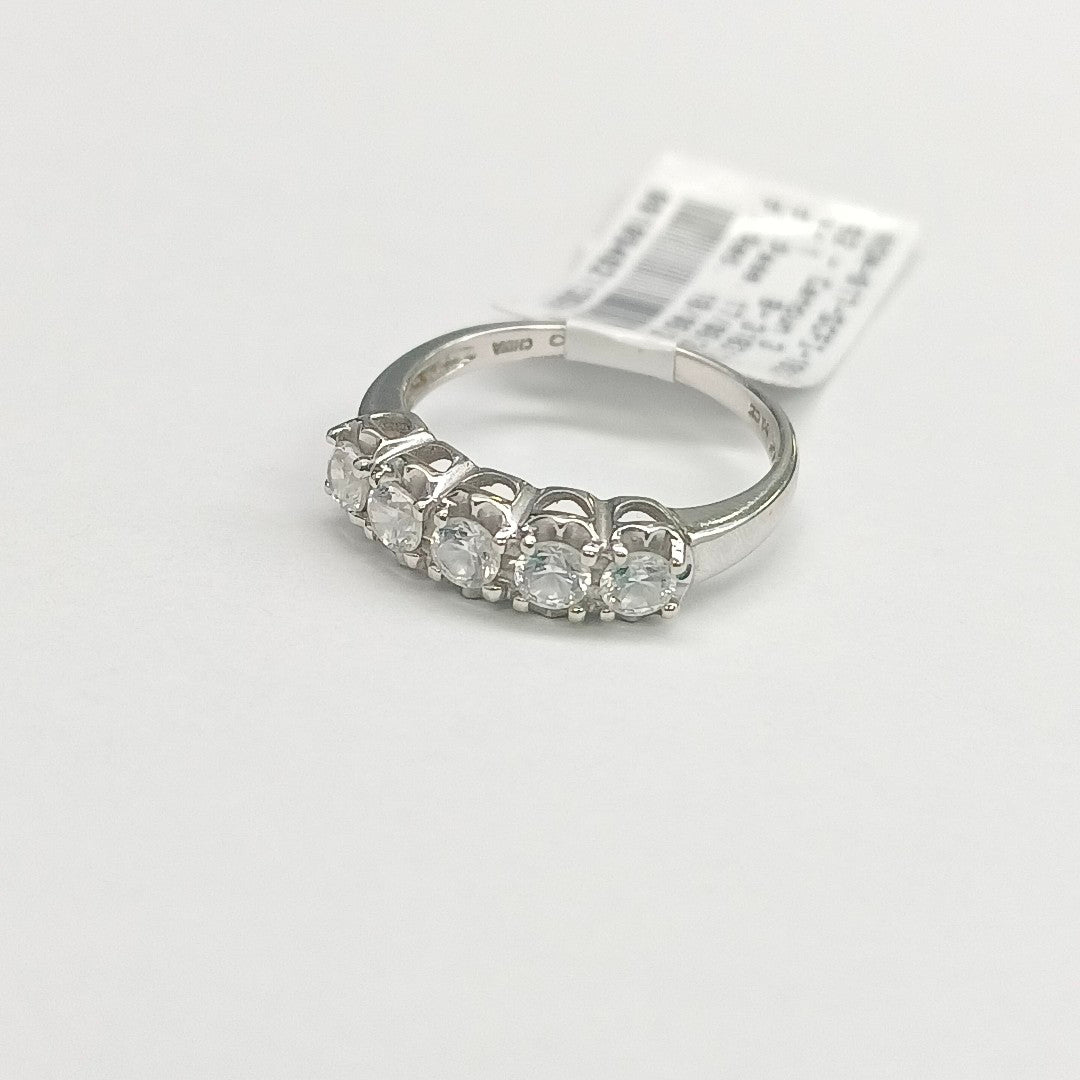 ANILLITO ORO, ORO BLANCO 14 K 2.2 GRMS (SEMINUEVO)