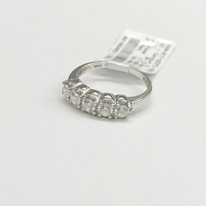 ANILLITO ORO, ORO BLANCO 14 K 2.2 GRMS (SEMINUEVO)