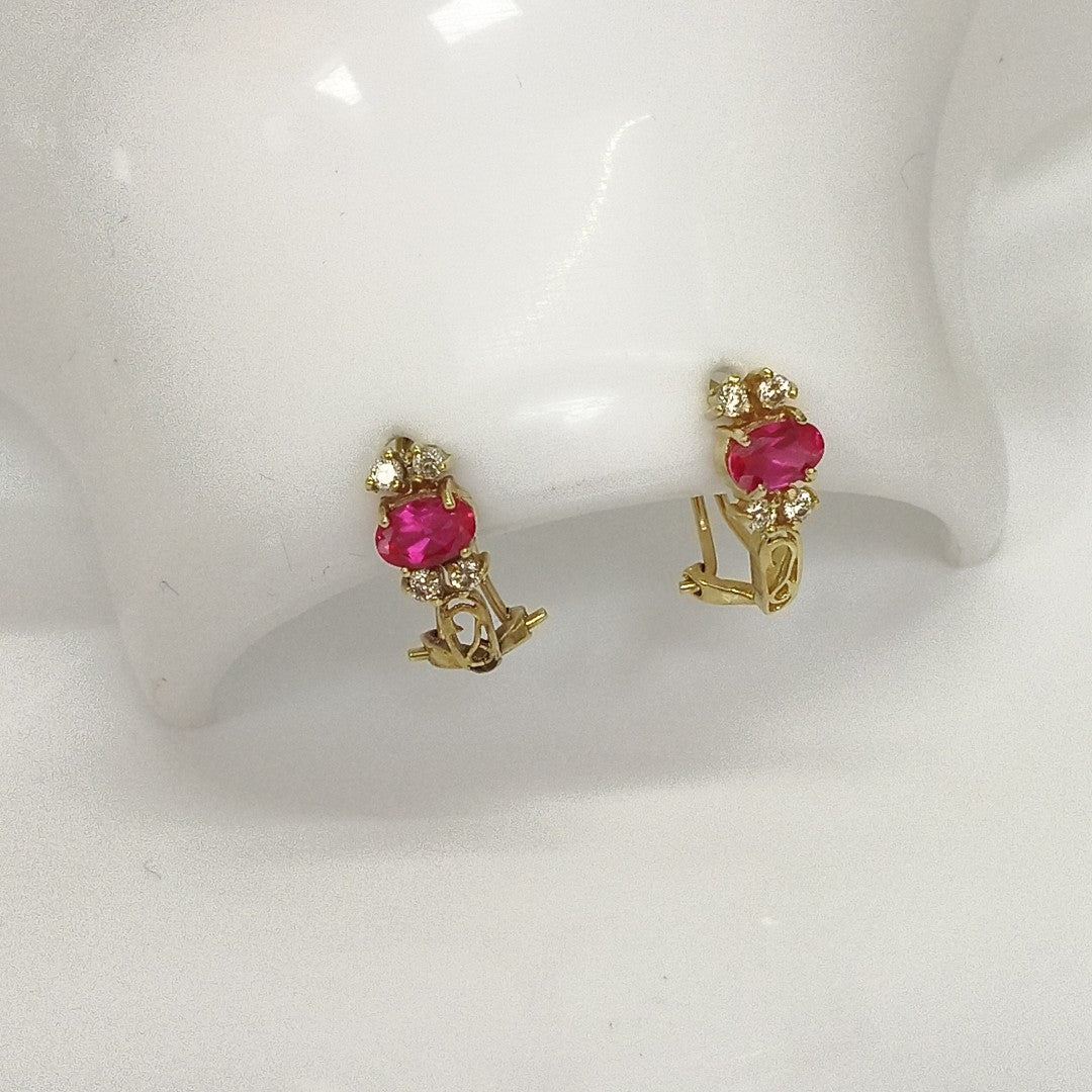 ARETES PAR ORO 10 K 2,60 GRMS (SEMINUEVO)